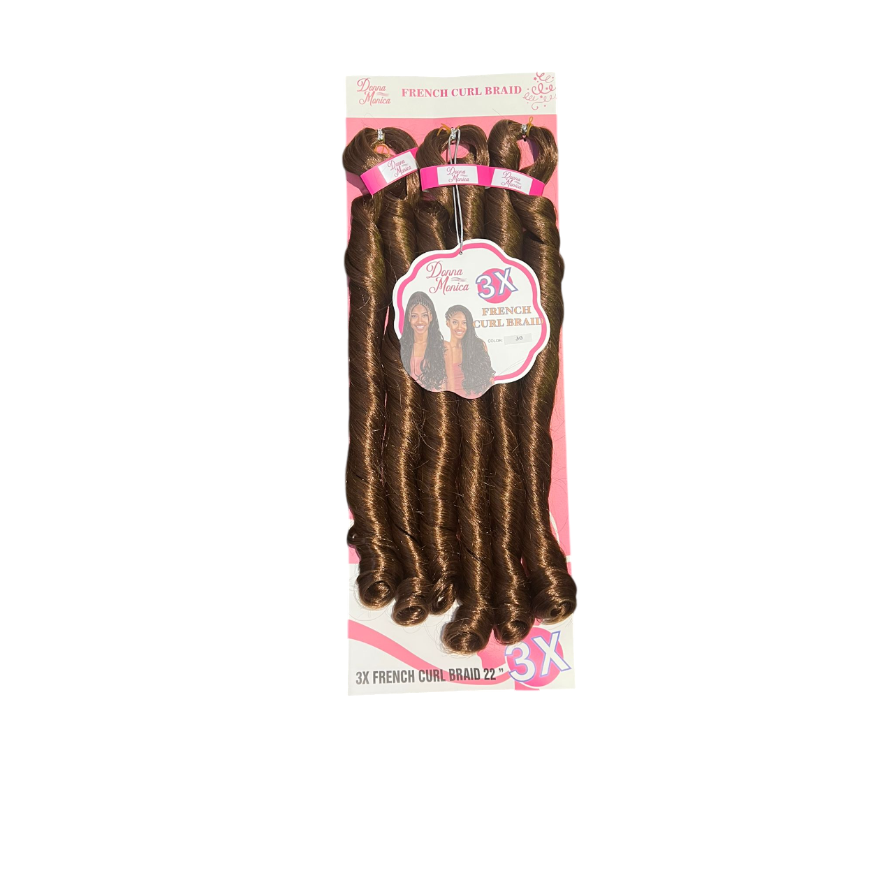 D.M  FRENCH CURL BRAID 22'' 3X N30